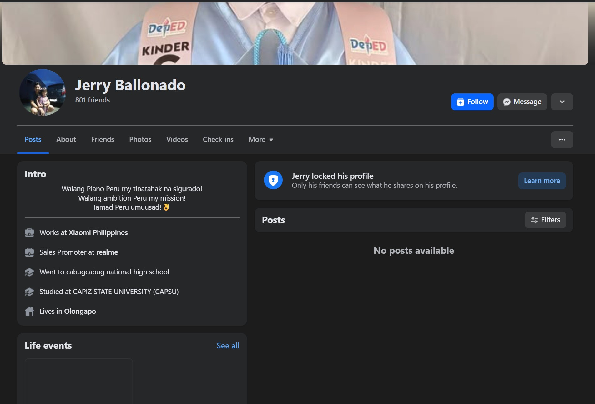 Jerry Locked Profile